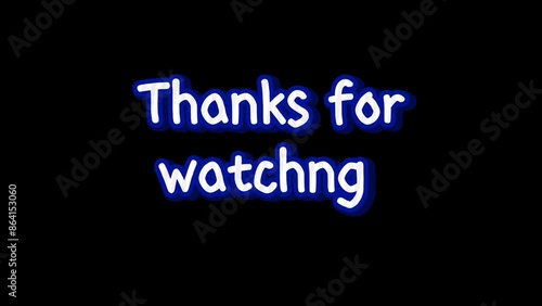 Thanks for watching my video 