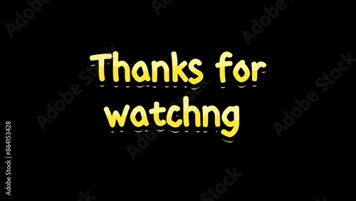 Thanks for watching my video 