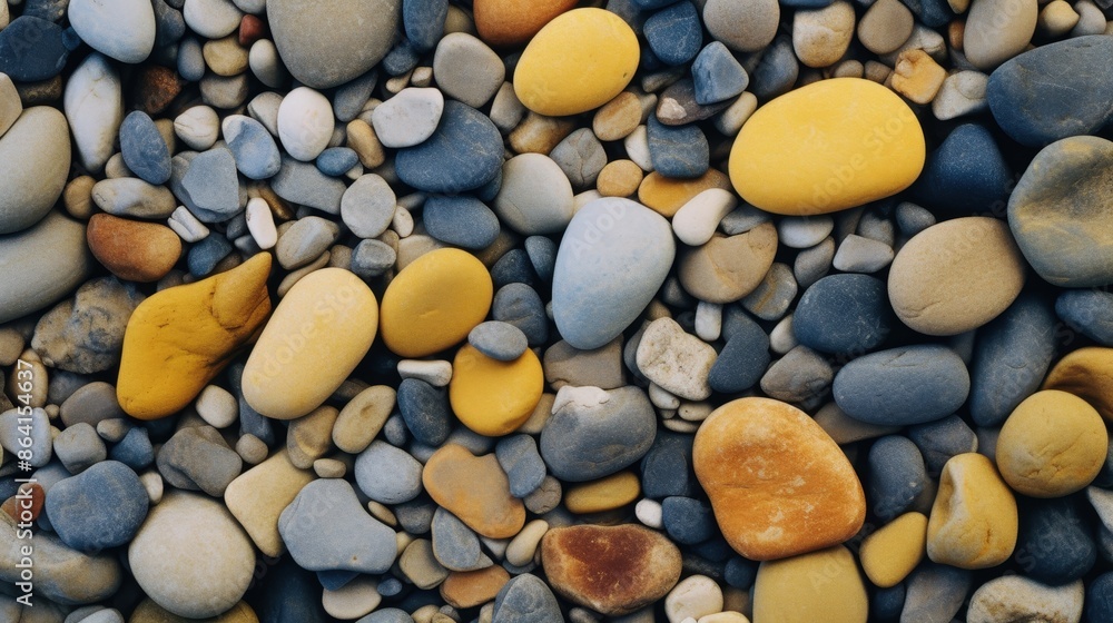 A Colorful Arrangement of Smooth Stones A Colorful Arrangement of Smooth Stones