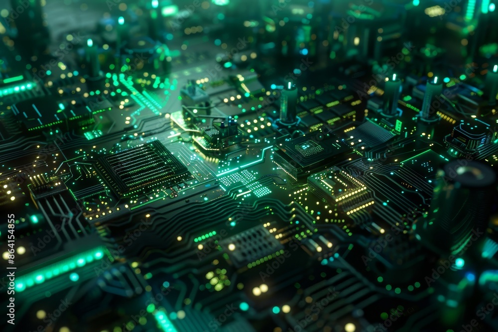 Technology background for abstract circuit boards in global networks Technology background for abstract circuit boards in global networks