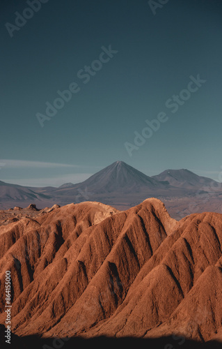 Vulcão Licancabur em São Pedro de Atacama, Chile. photo