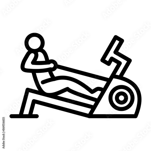 Rowing Machine Icon