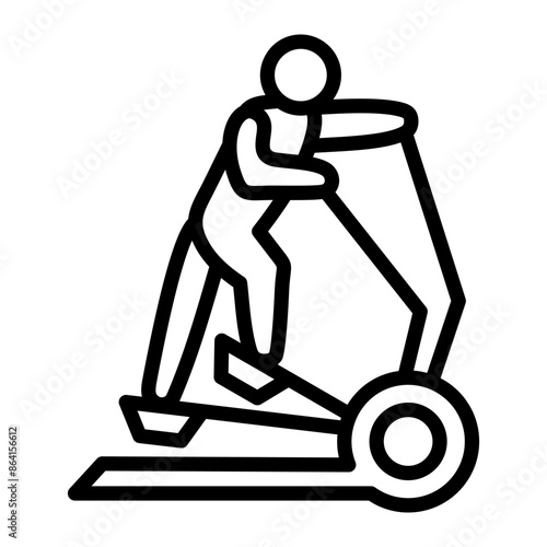 Elliptical Trainer Icon