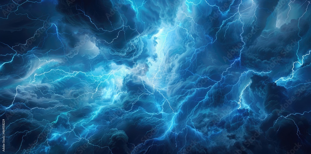 A solitary ribbon of azure vapor drifts aimlessly in the vast expanse, A solitary ribbon of azure vapor drifts aimlessly in the vast expanse,