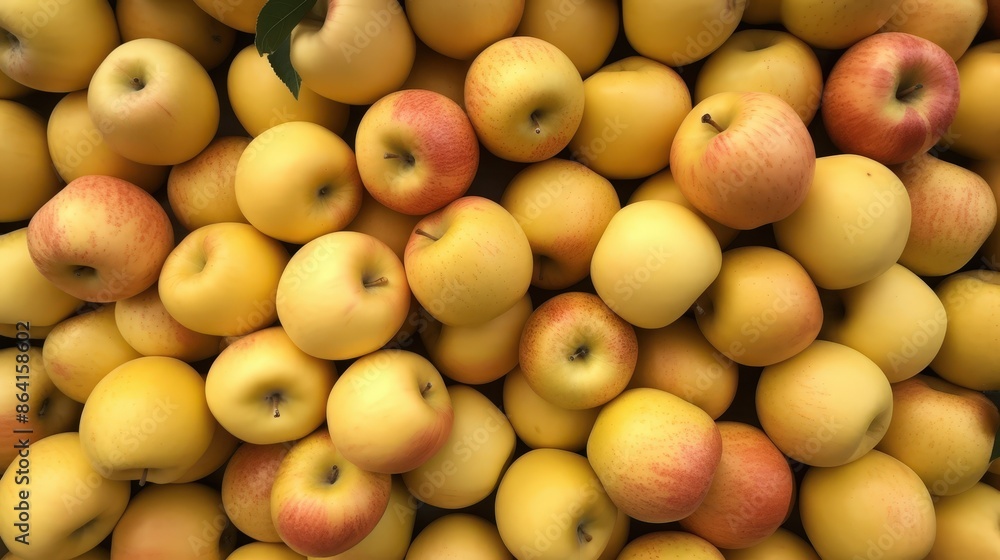 A Basket Full of Yellow Apples A Basket Full of Yellow Apples