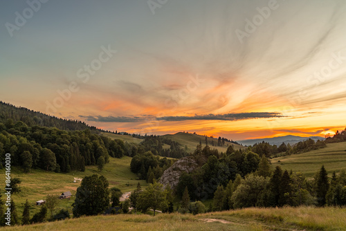 Fototapeta Naklejka Na Ścianę i Meble -  Pieniny , Tatry , Karpaty, góry