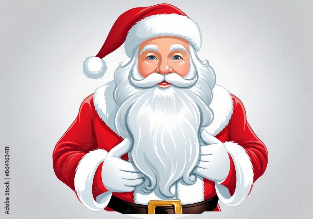 Jolly Santa Claus Illustration Jolly Santa Claus Illustration