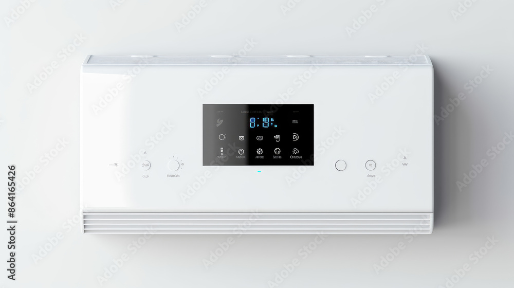3D Render, Wall Air Conditioner on white background ,isolated object. 3D Render, Wall Air Conditioner on white background ,isolated object.