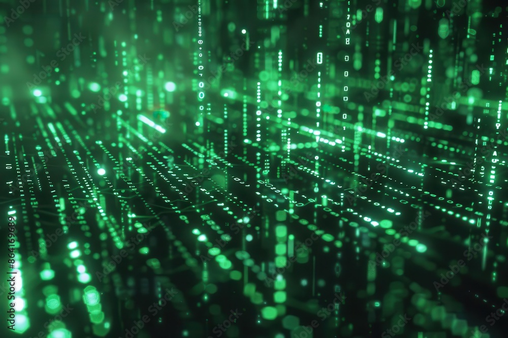 futuristic green matrix holographic government data streams binary code overlay cyber security concept glowing technological aesthetic futuristic green matrix holographic government data streams binary code overlay cyber security concept glowing technological aesthetic