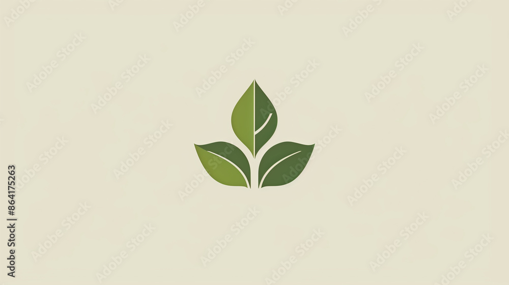 Bold and understated nature logo and icon, ideal for a professional talent agency, blending simplicity and elegance Bold and understated nature logo and icon, ideal for a professional talent agency, blending simplicity and elegance