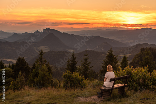 Fototapeta Naklejka Na Ścianę i Meble -  Pieniny , Tatry ,Słowacja, Karpaty , góry , Szczawnica