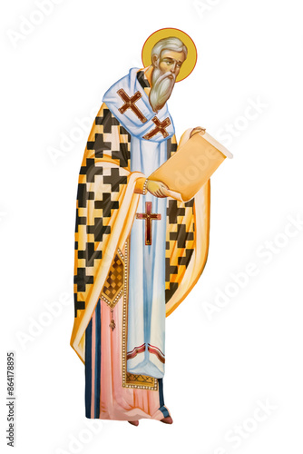 James, brother of Jesus in Byzantine style isolated