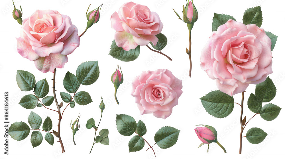 rose transparent, cutout rose transparent, cutout