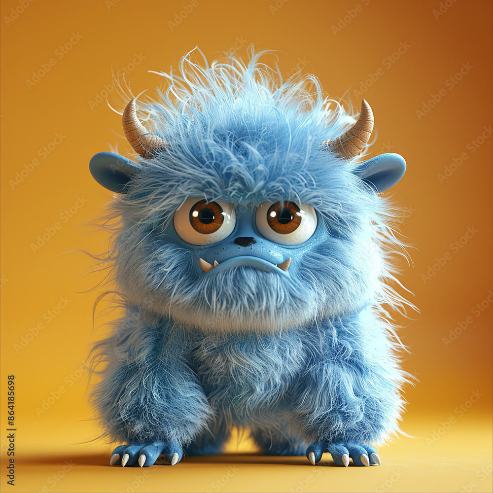 3d render shaggy cartoon character, generative ai 3d render shaggy cartoon character, generative ai