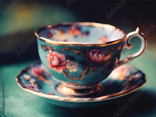 Teacup and saucer