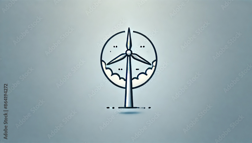 wind turbine against a clear blue sky wind turbine against a clear blue sky