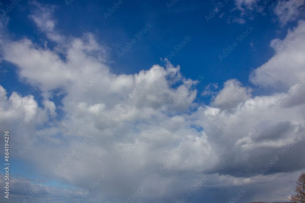 White clouds and blue sky White clouds and blue sky