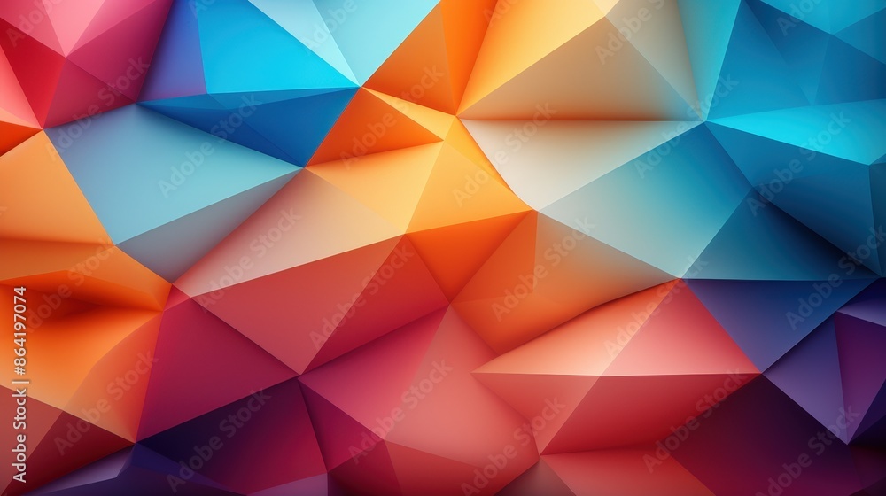 Abstract Geometric Pattern with Vibrant Colors Abstract Geometric Pattern with Vibrant Colors