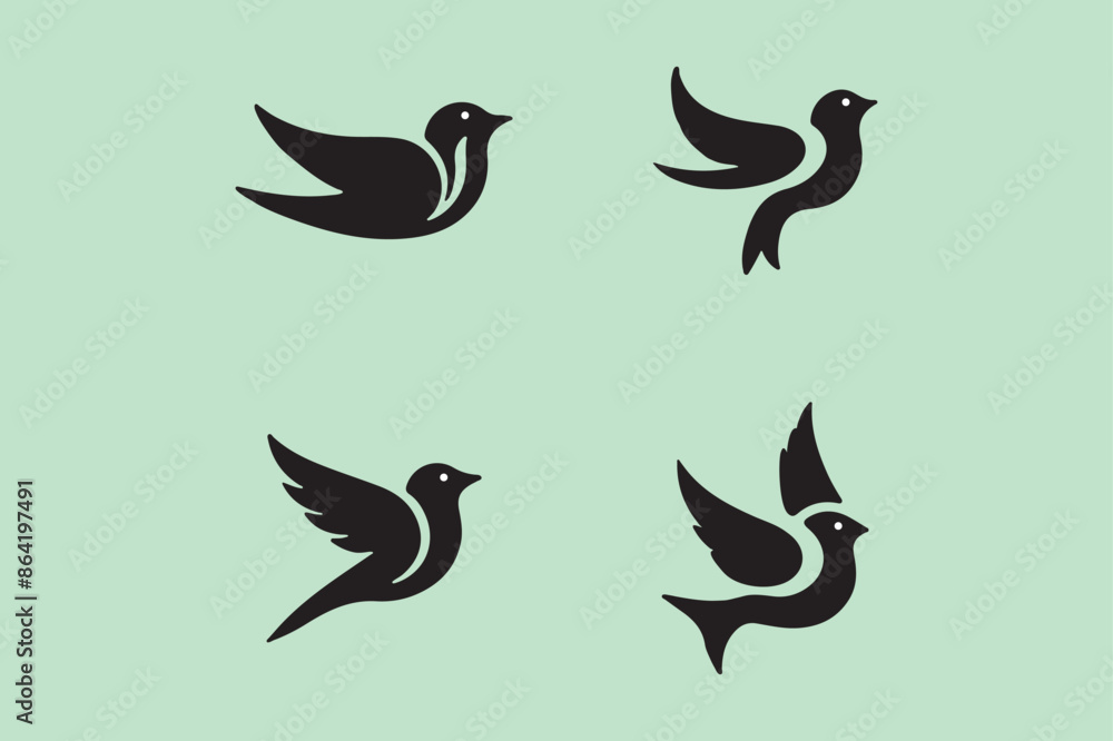 Fototapeta premium Birds 2 vector