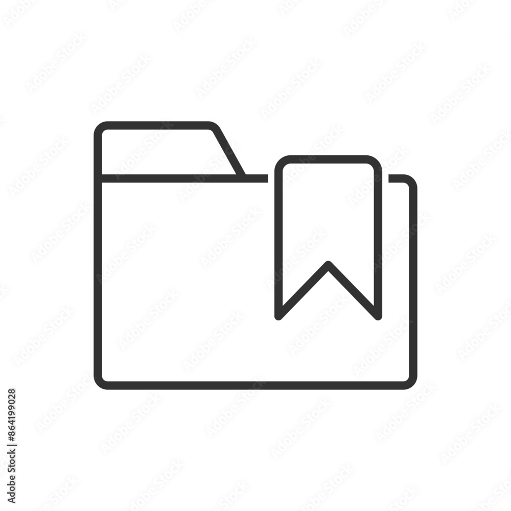 Folder Bookmark Icon Folder Bookmark Icon