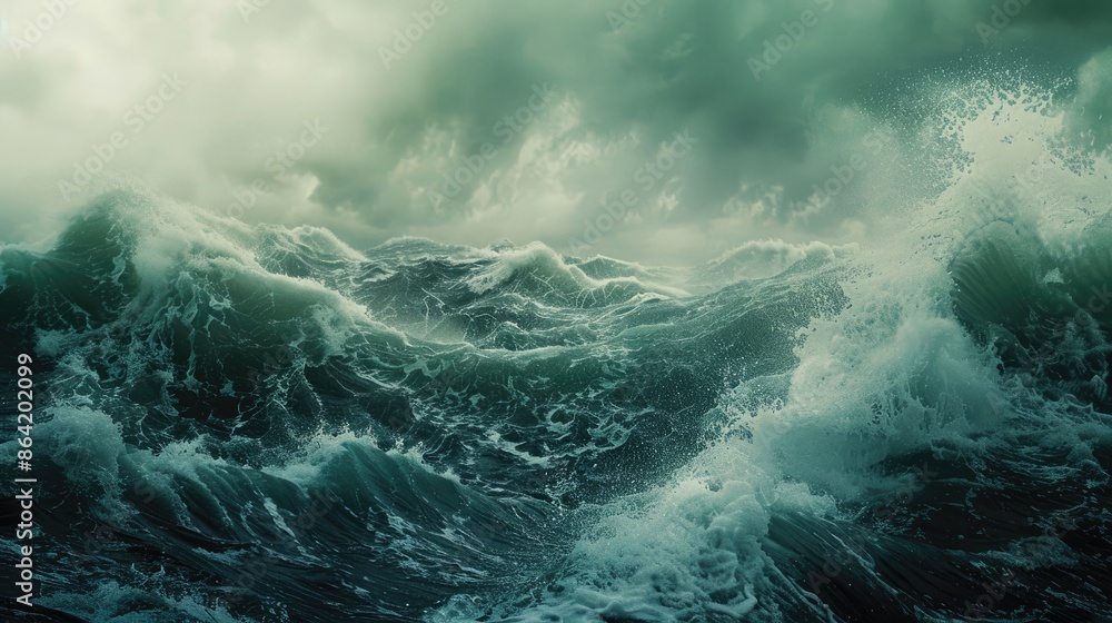 Rough ocean waves striking images Rough ocean waves striking images