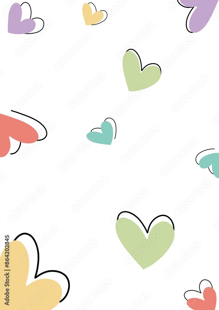 background with hearts background with hearts