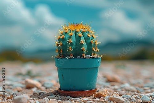 cactus plant in the desert professional photography photo