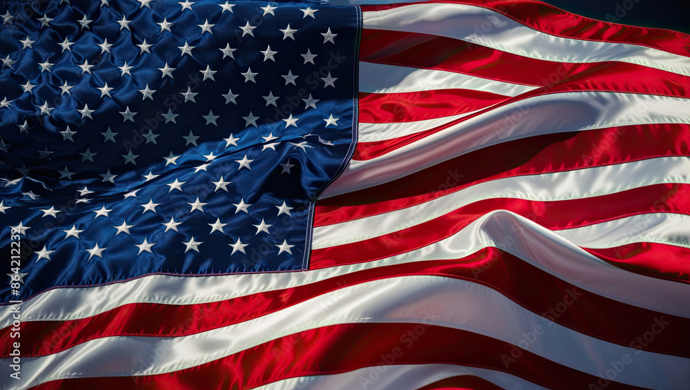American Flag Wave for Memorial Day or 4th of July Independence Day of America American Flag Wave for Memorial Day or 4th of July Independence Day of America