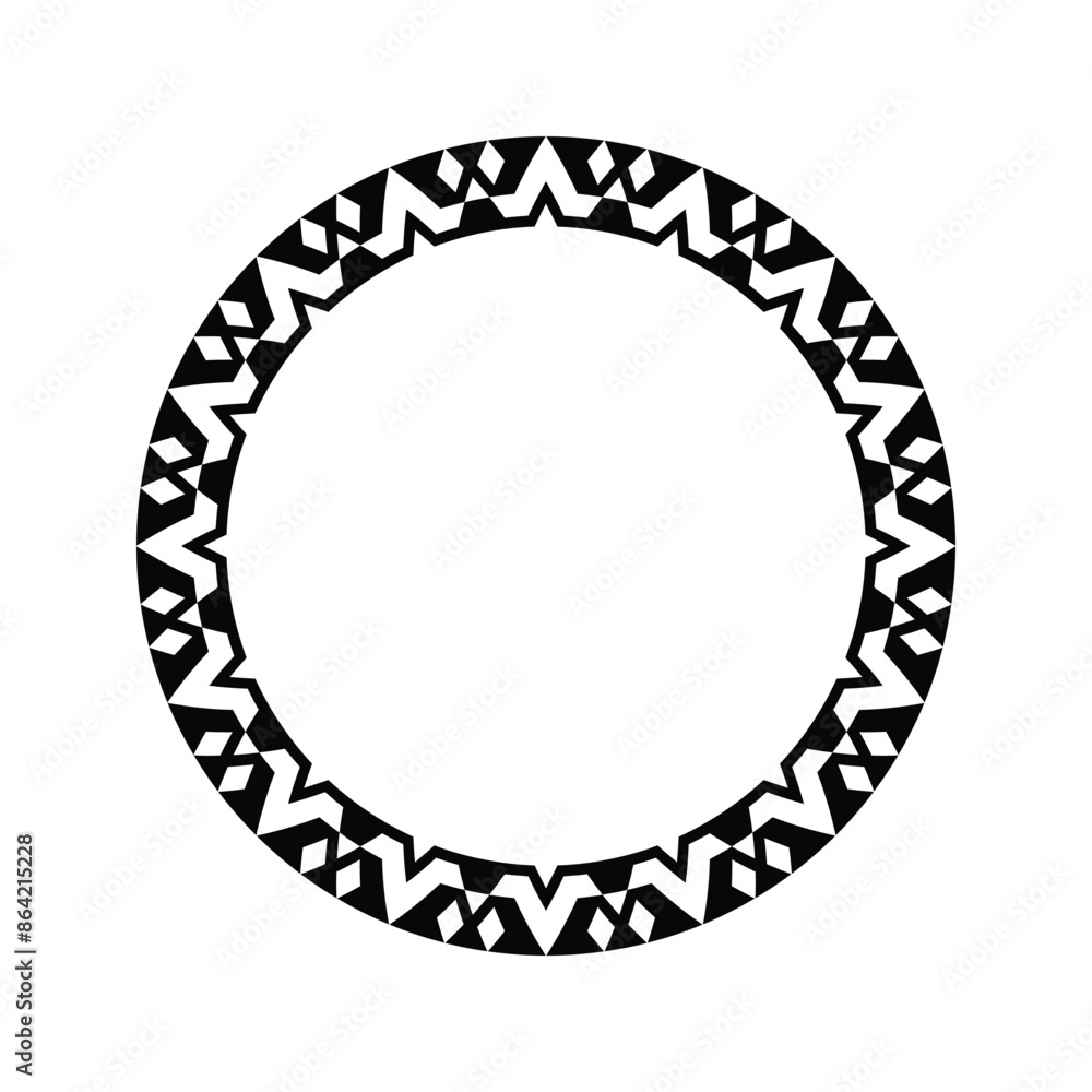 Ornamental pattern design circle frame. Ornamental Circular Knot Pattern. Border pattern design Ornamental pattern design circle frame. Ornamental Circular Knot Pattern. Border pattern design