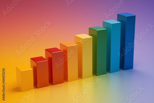 Free Download Business graph showing growth with arrows, charts, and statistics - GFXLoad