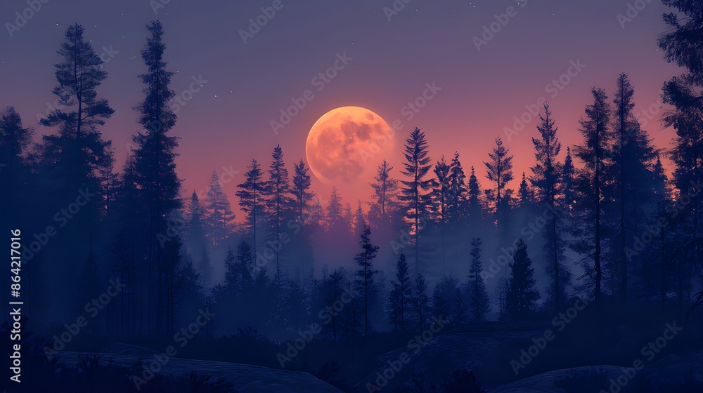 Moonlit Forest Glow Moonlit Forest Glow