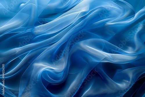 Wallpaper Mural blue background, smooth and gentle curves, high resolution, high quality, high detail, high definition Torontodigital.ca