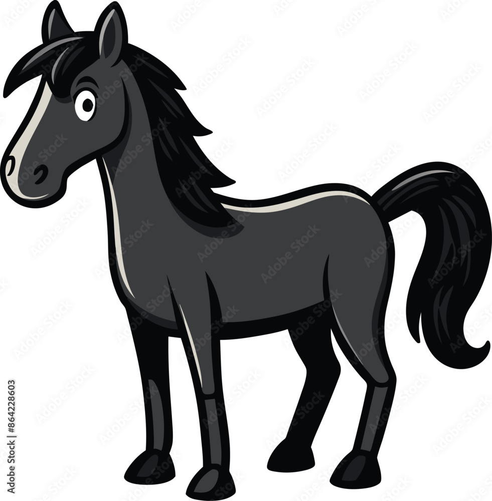 horse isolated on white horse isolated on white