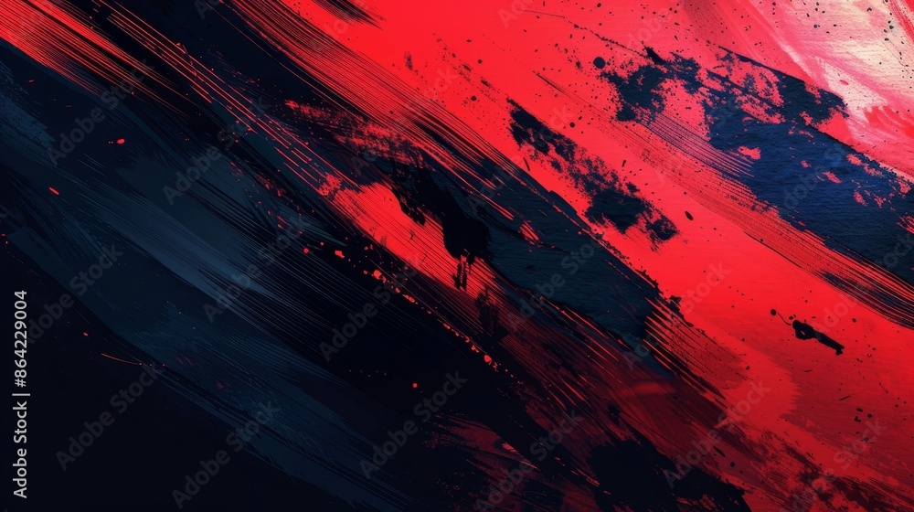 Katana inspired brushstrokes red and black midnight to crimson gradient backdrop Katana inspired brushstrokes red and black midnight to crimson gradient backdrop