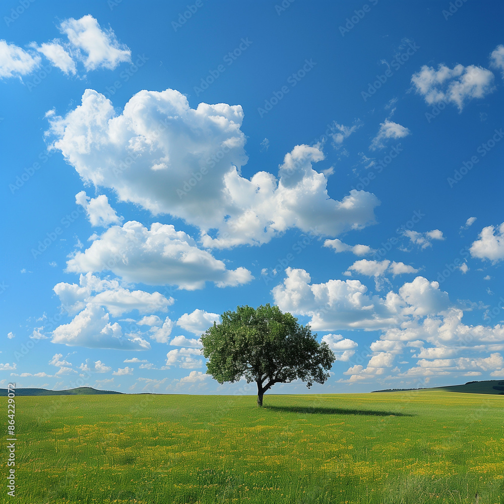 Obraz premium tree in field