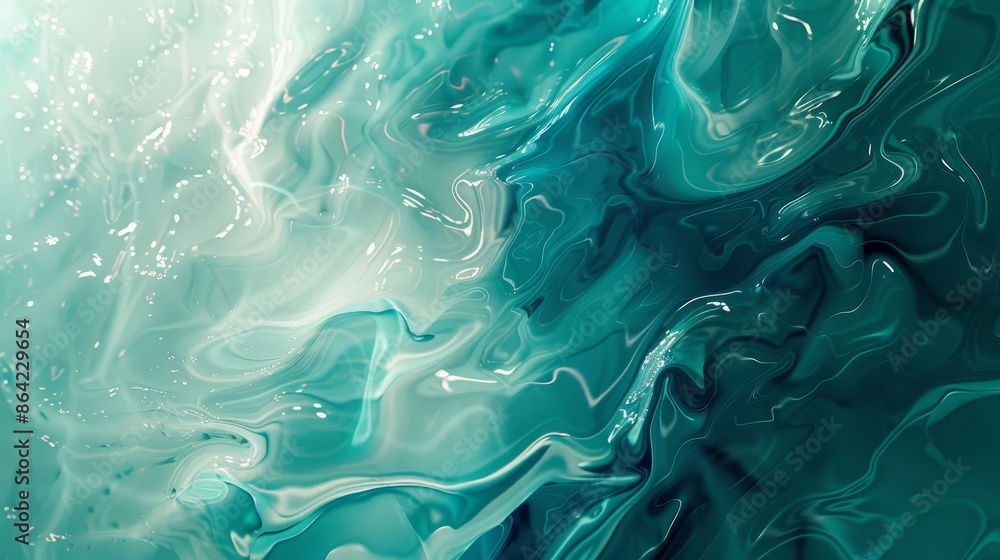 Flowing textures dark teal to bright aqua gradient birthday cake icing inspired wallpaper Flowing textures dark teal to bright aqua gradient birthday cake icing inspired wallpaper