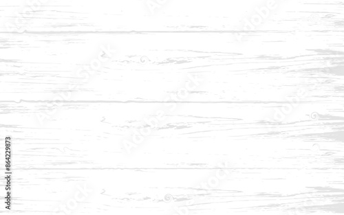 White wood plank texture vector background, White , Black wooden table top view.