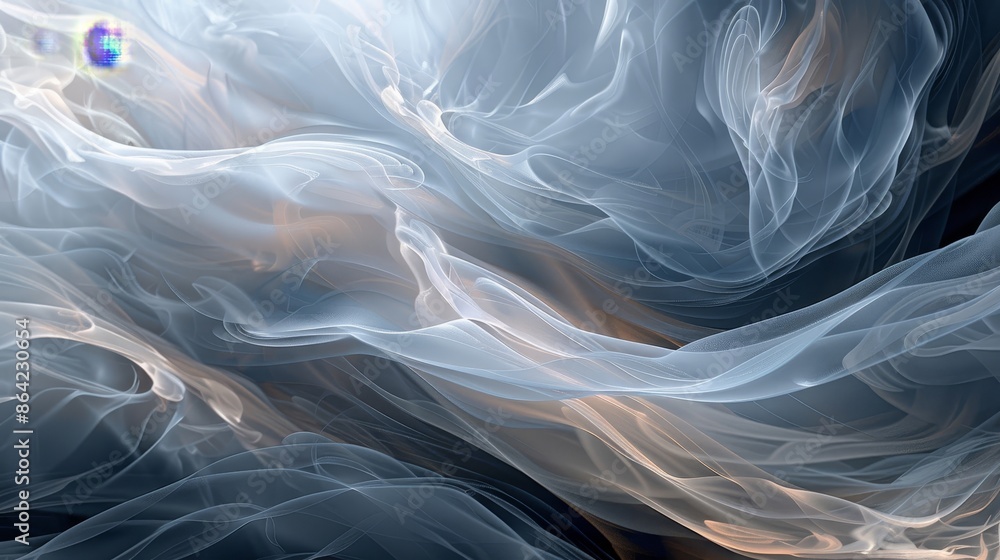Fototapeta premium Ethereal background with broad brushstrokes and delicate light sparkles inspired by celebrations