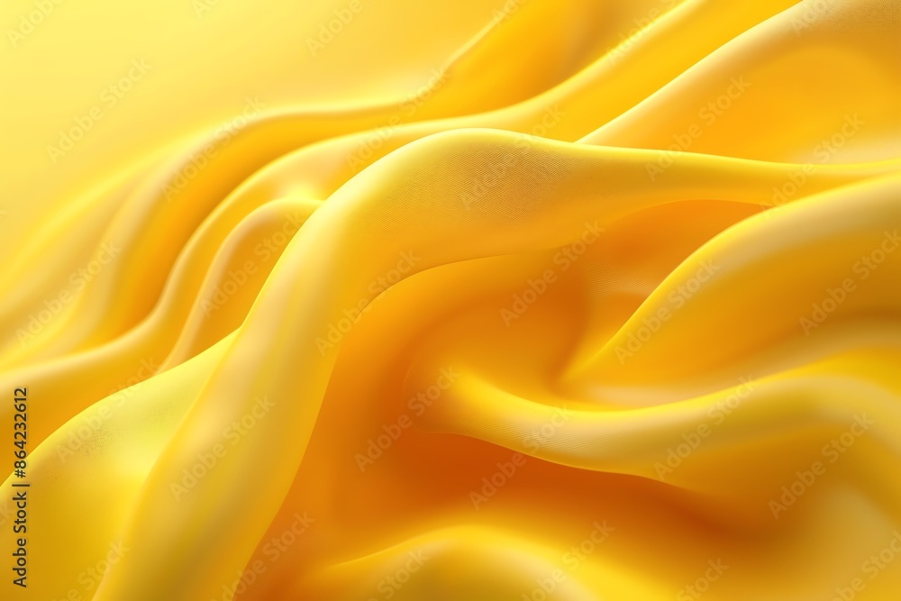 Yellow Smooth Color yellow background, smooth and gentle curves, high resolution, high ...