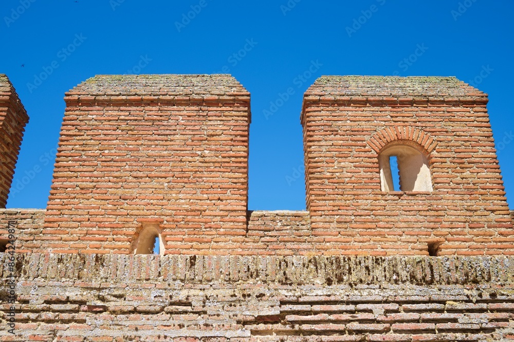 Mota castle in Medina del Campo, Castilla Leon in Spain Mota castle in Medina del Campo, Castilla Leon in Spain