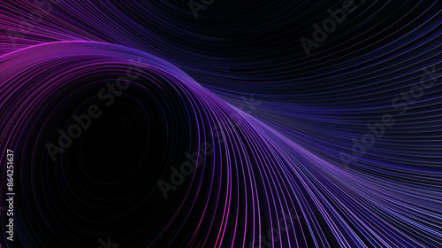 blue and purple gradient dynamic curves lines and waves, modern banner design, business background	