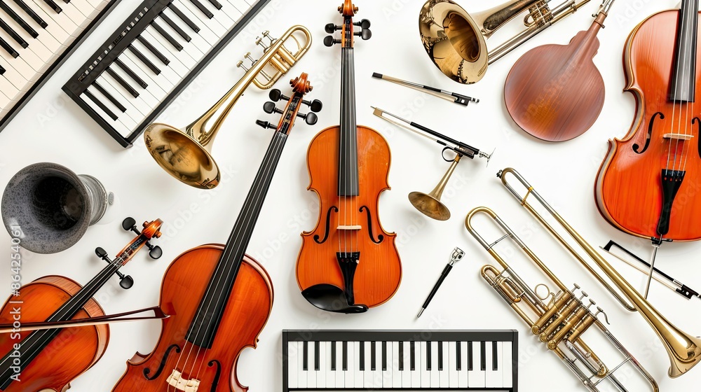 Fototapeta premium A Symphony of Instruments Awaits