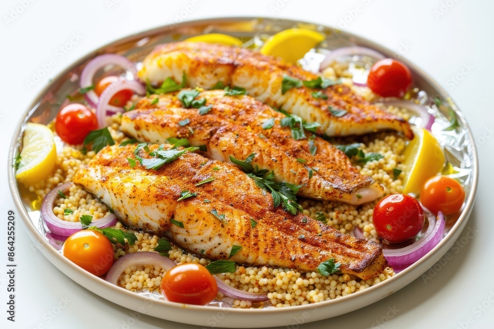 Lemon-Herb Catfish with Cherry Tomatoes Lemon-Herb Catfish with Cherry Tomatoes