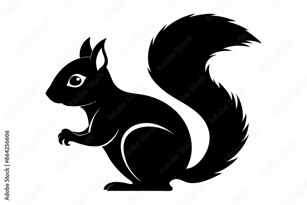 Squirrel black silhouette vector, sitting squirrel black silhouette Illustration, isolated black silhouette of a Squirrel collection, Squirrel Vector Squirrel black silhouette vector, sitting squirrel black silhouette Illustration, isolated black silhouette of a Squirrel collection, Squirrel Vector