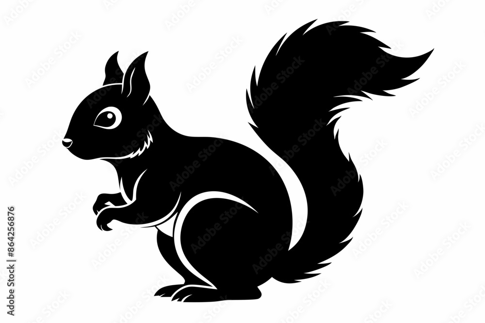 Squirrel black silhouette vector, sitting squirrel black silhouette Illustration, isolated black silhouette of a Squirrel collection, Squirrel Vector Squirrel black silhouette vector, sitting squirrel black silhouette Illustration, isolated black silhouette of a Squirrel collection, Squirrel Vector