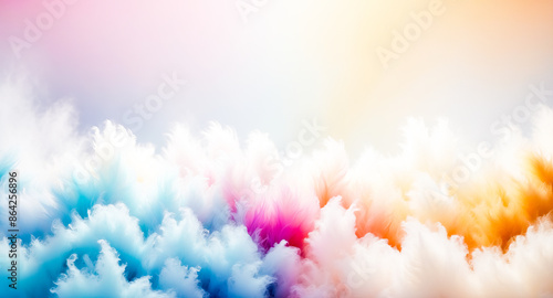 Abstract Colorful Smoke Background