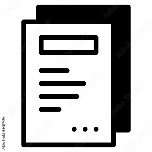 icon papper dualtone