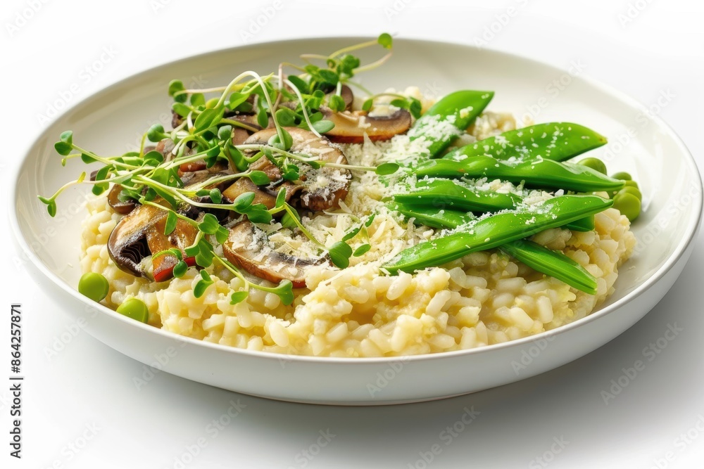 Culinary Masterpiece: Cauliflower Risotto with Mushrooms Culinary Masterpiece: Cauliflower Risotto with Mushrooms