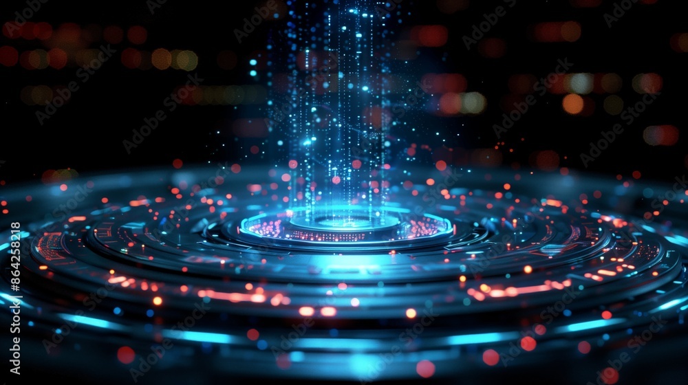 Digital Analysis of Data Flowing Through a Futuristic Portal Digital Analysis of Data Flowing Through a Futuristic Portal