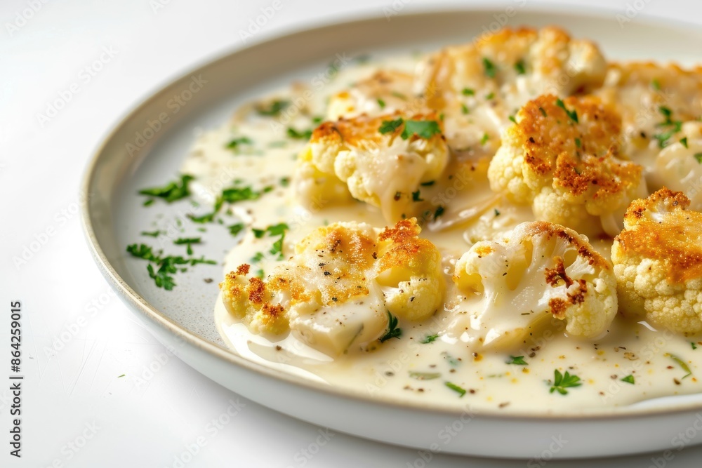 Baked Cauliflower Gratin with Golden Crispy Topping Baked Cauliflower Gratin with Golden Crispy Topping